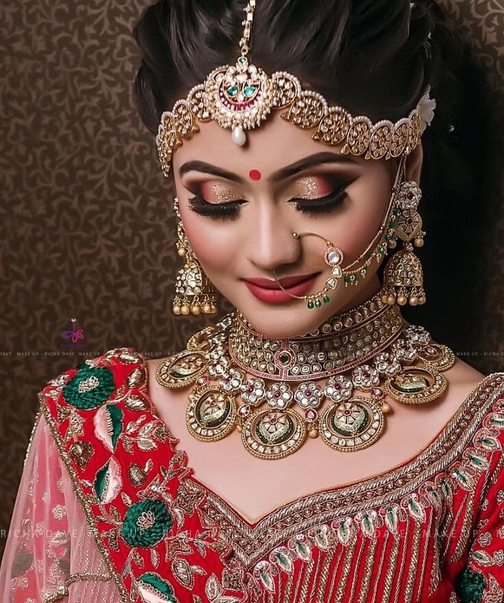 Bridal makeup look at AS Beauty Salon Jhansi